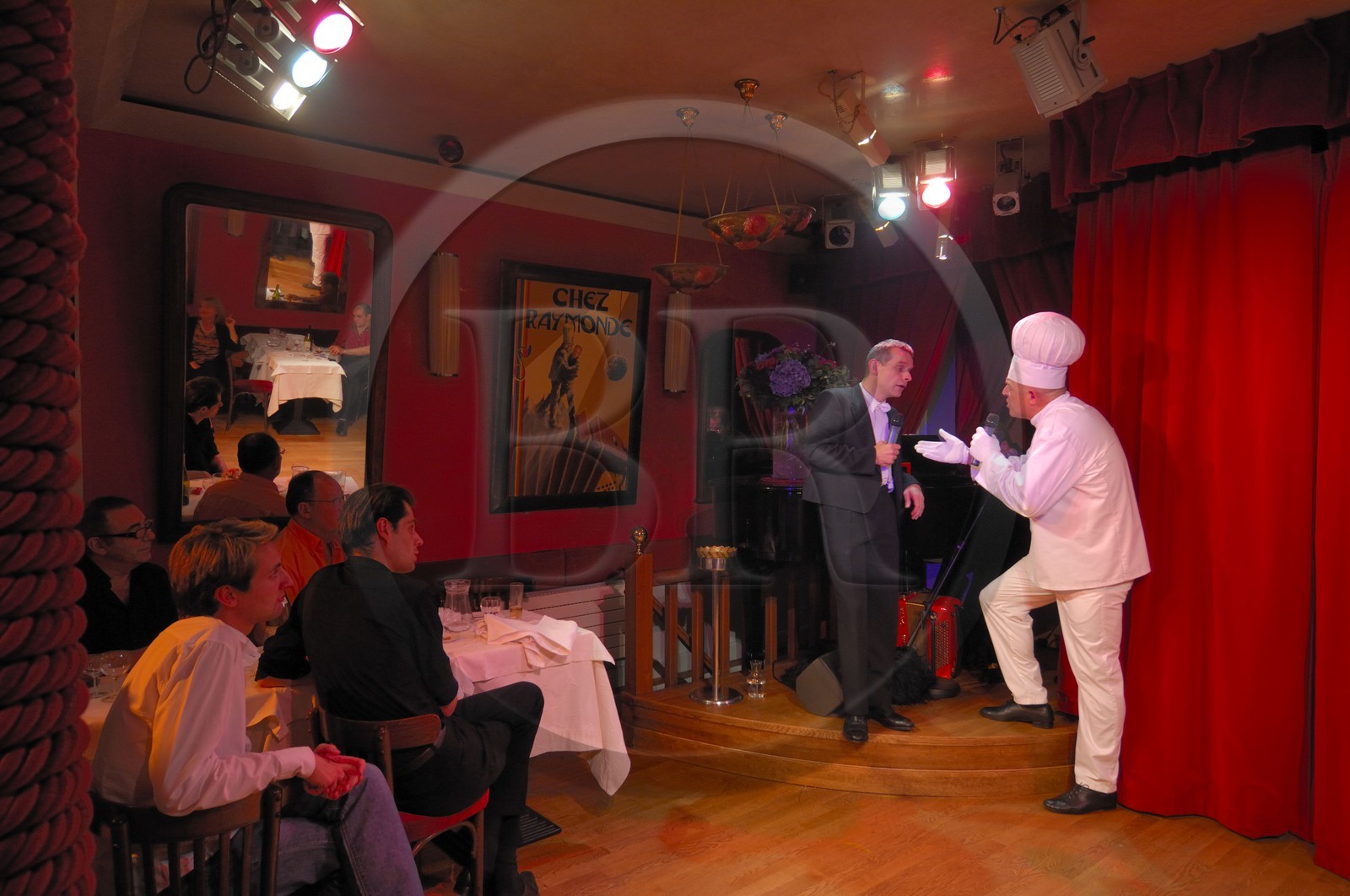 France, Paris (75), le cabaret Chez Raymonde