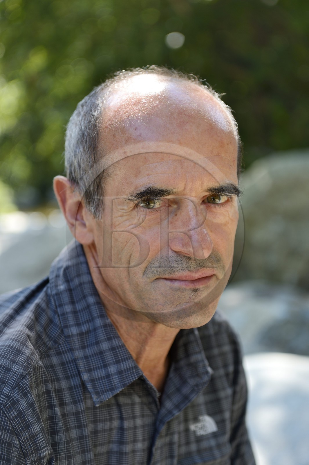 France, Haute-Corse (2B), Corte, Pierre Santucci, coureur recordman du GR20