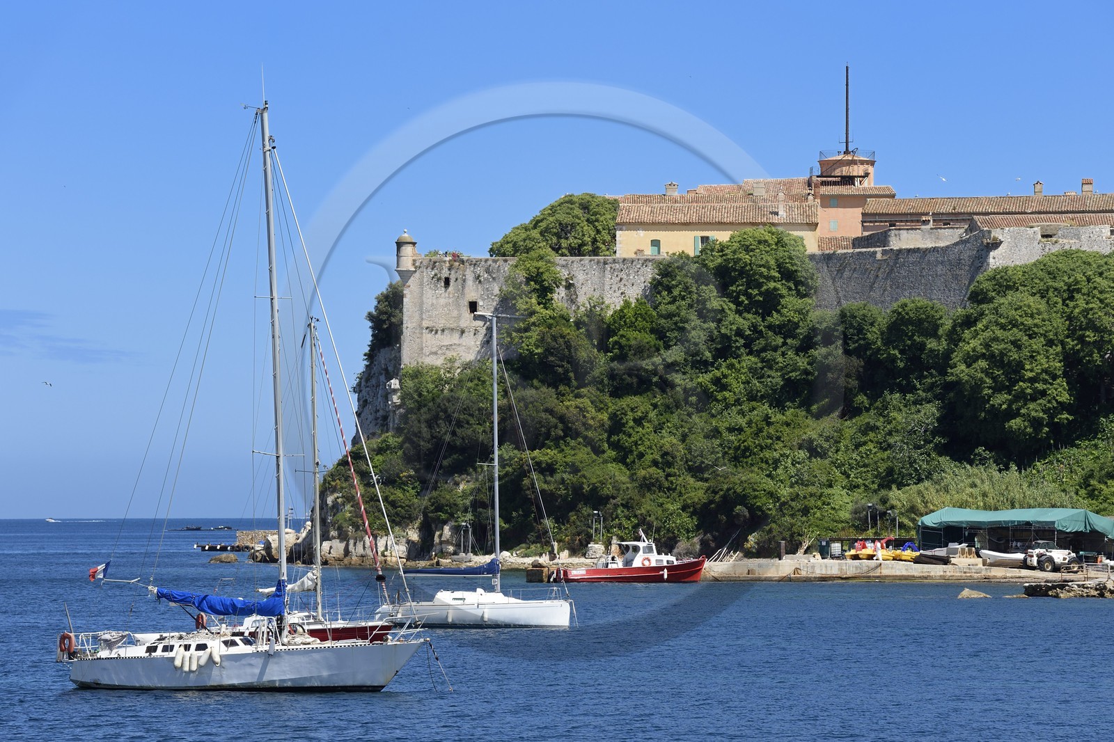 France, Alpes-Maritimes (06), Cannes, Iles de Lérins, Ile Sainte-Marguerite, le Fort Royal fortifié par Vauban