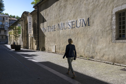 France, Vaucluse, Avignon, Collection Lambert, Museum of Contemporary Art, housed in the 18th century private mansions of Caumont and Montfaucon