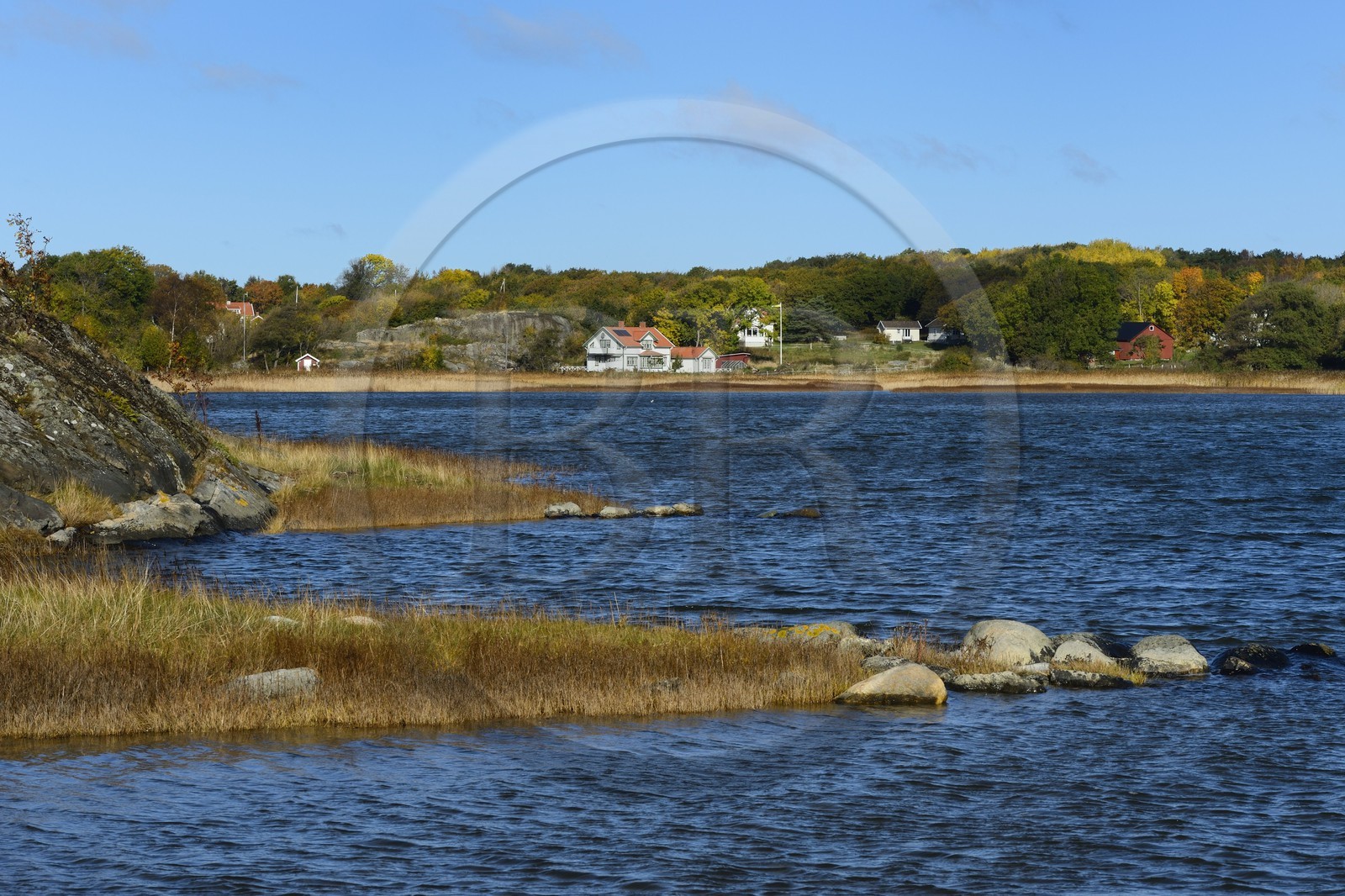 Suède, Västra Götaland, Iles Koster, Sydkoster, hameau de Bollplan
