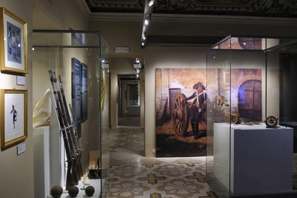 Italie, Piémont, Marengo Museum, la bataille de Marengo eut lieu le 14 juin 1800 près de la ville de Alessandria à 70 km au nord de Gênes entre les victorieuses forces françaises de Napoleon Bonaparte et l'armée autrichienne