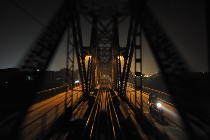 Vietnam, Hanoï, Pont Long Bien anciennement pont Paul Doumer