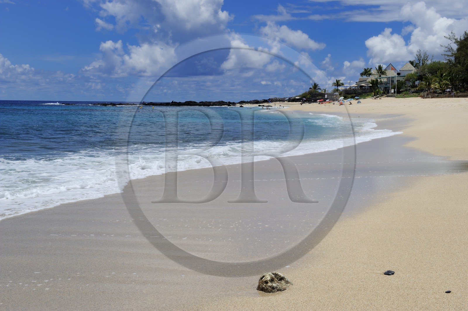 France, île de la Réunion, la Côte Ouest, commune de Saint Gilles les Bains, plage de Boucan Canot