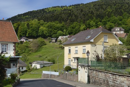France, Bas-Rhin (67), Wangenbourg-Engenthal, le colonel De Gaulle a vécu durant huit mois dans cette maison de septembre 1939 à mai 1940