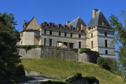 France, Dordogne (24), Perigord Pourpre, le château de Biron