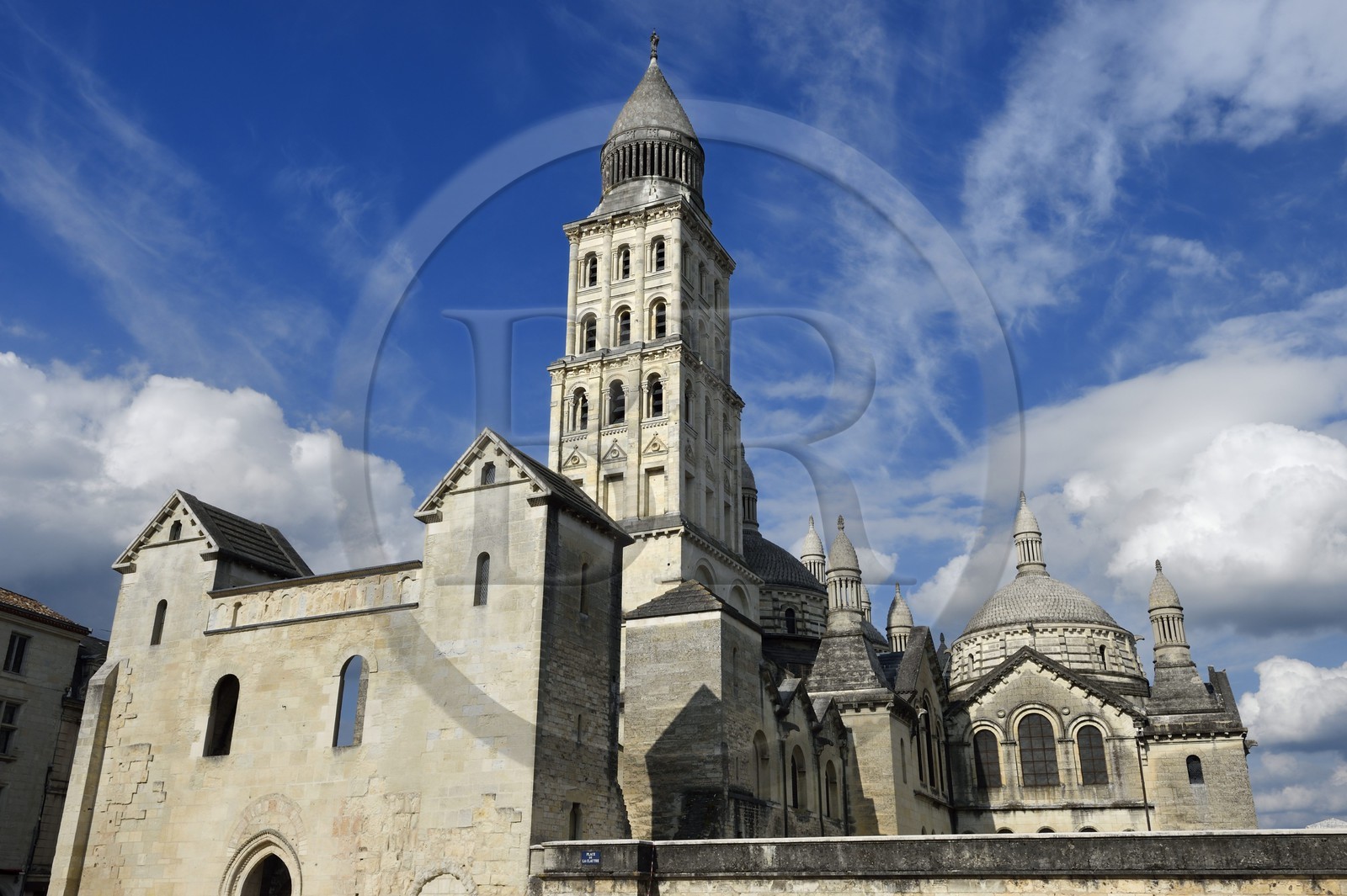 France, Dordogne (24), Périgord Blanc, Périgueux, Cathédrale Saint-Front, étape sur le chemin de Saint-Jacques-de-Compostelle site classé Patrimoine Mondial de l'UNESCO