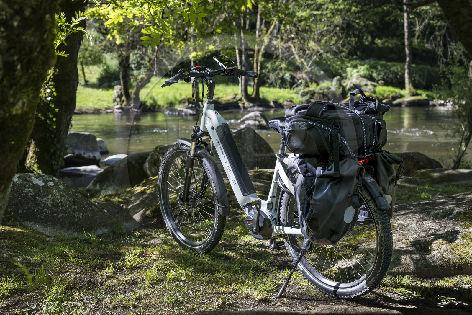 France, Vendée (85), Mortagne-sur-Sèvre, randonnée cycliste dans la vallée de la Sèvre Nantaise