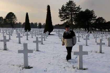 France, Calvados, Colleville sur Mer, the Normandy Landings Beach, Omaha Beach, American Cemetery