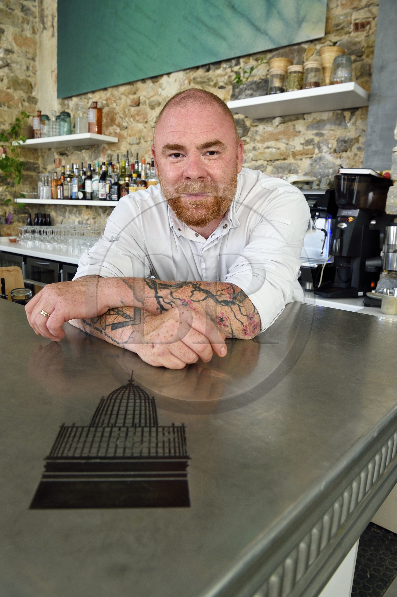 France, Var (83), Toulon, restaurant et lieu culturel Le Télégraphe, le chef Arnaud Tavarec