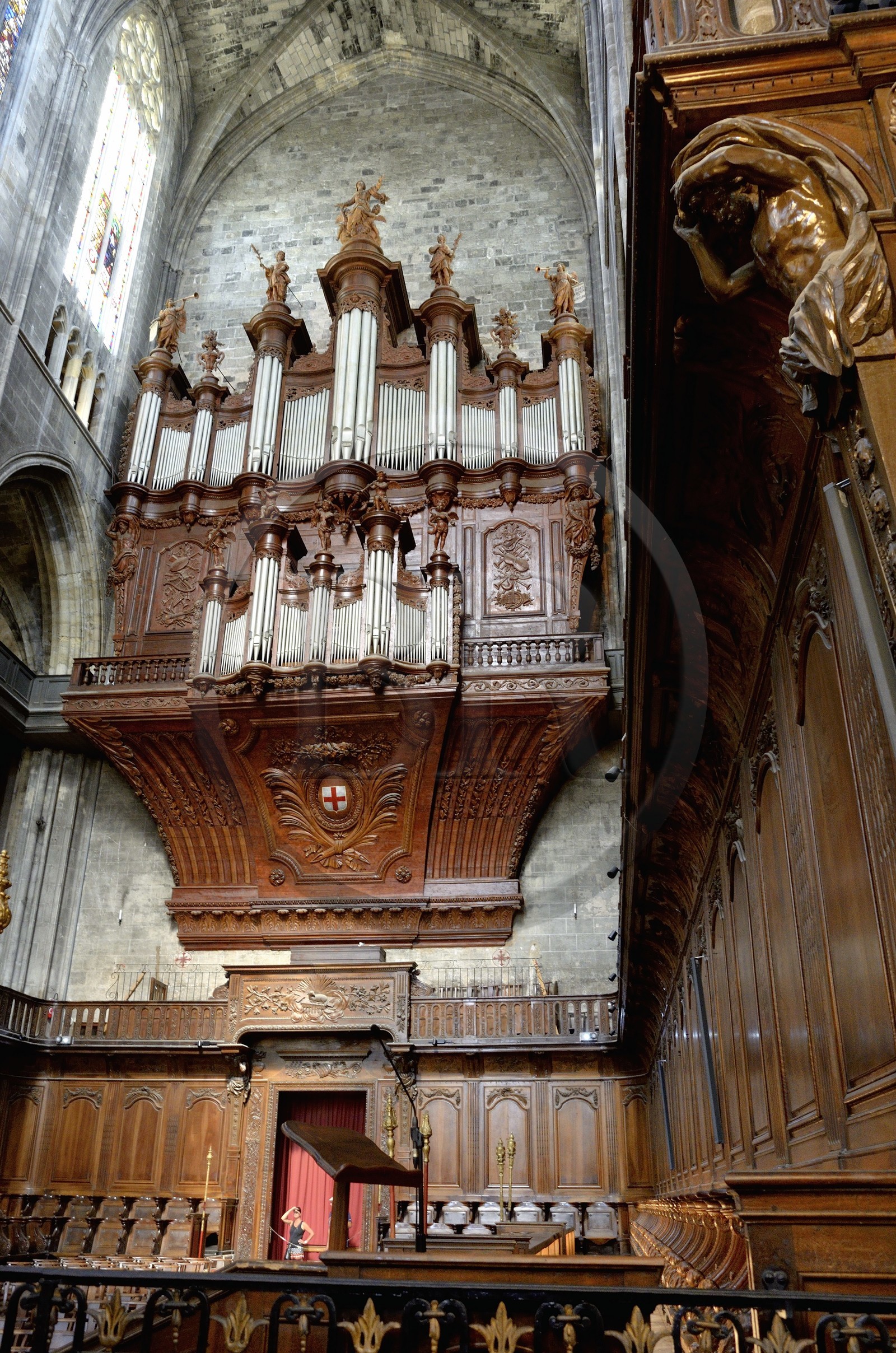 France, Aude, Narbonne, Narbonne Cathedral (Cathédrale Saint-Just-et-Saint-Pasteur de Narbonne)