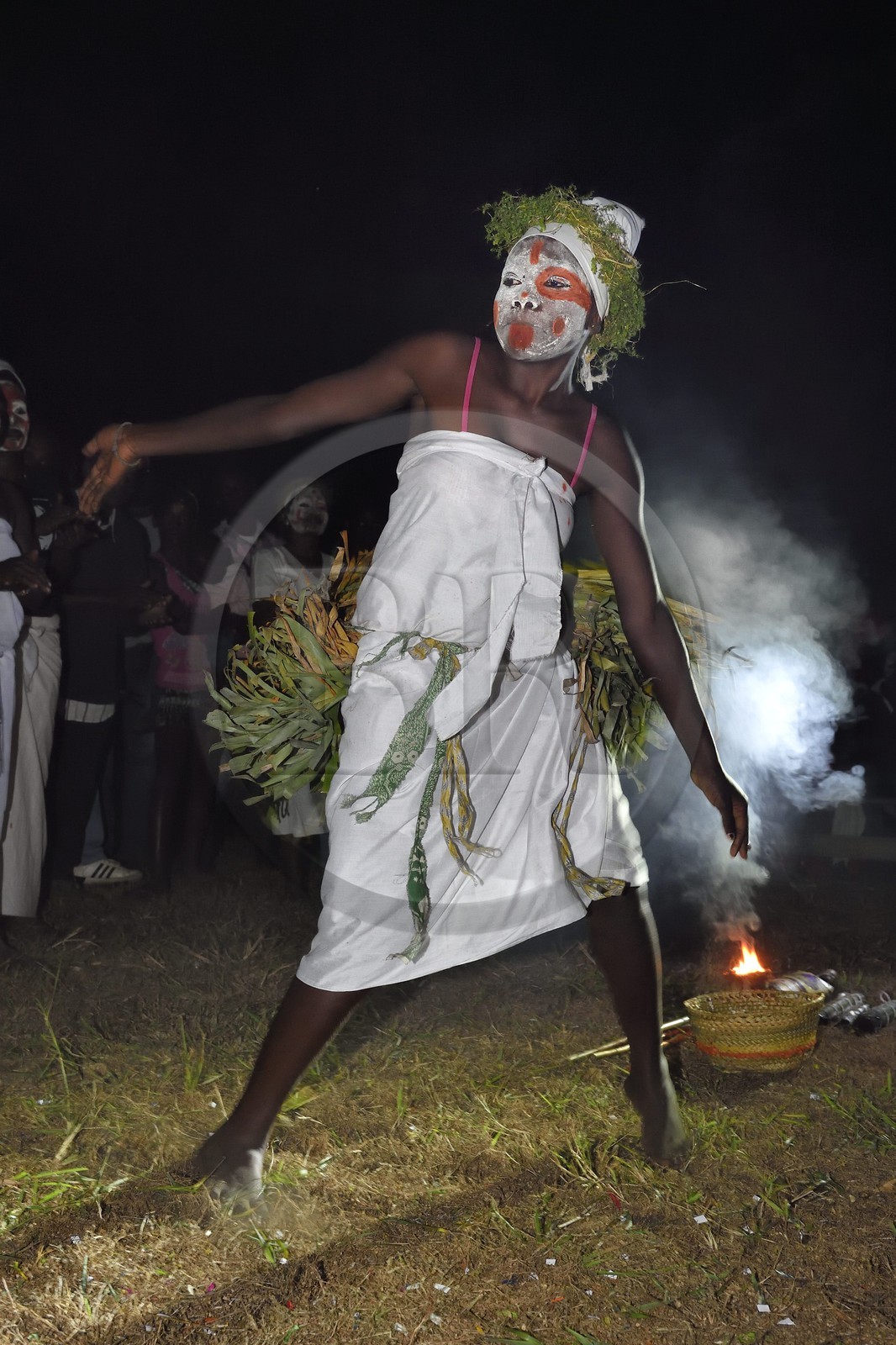 Gabon, Ogooue-Maritime Province, Omboue, Loango region, Nkomi (Myènè) traditional dances