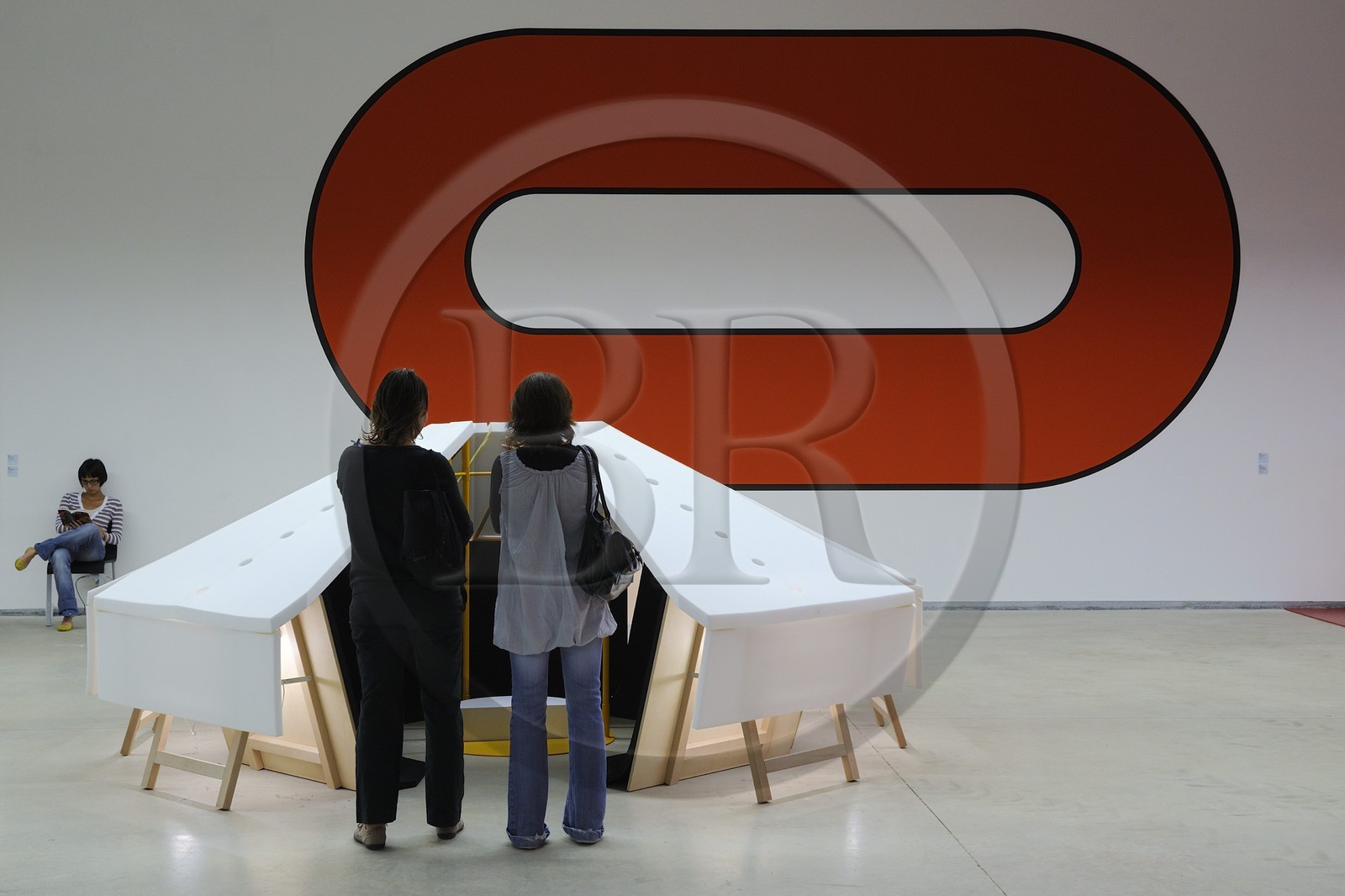 France, Loire-Atlantique (44), Nantes, l'Ile de Nantes, le Hangar à Bananes, espace d'exposition d'art contemporain