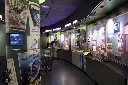 France, Calvados (14), Courseulles-sur-Mer, Centre Juno Beach, musée consacré au role du Canada lors de la Seconde Guerre Mondiale