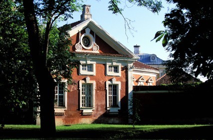Latvia (Baltic States), the Semigall region, Pilsrundale city, Rundale Palace by the architect Rastrelli (who created the Ermitage and the Winter Palace of St-Petersburg city), the former stables