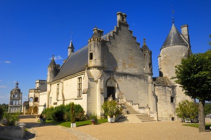 France, Indre-et-Loire (37), Loches, le Palais Royal