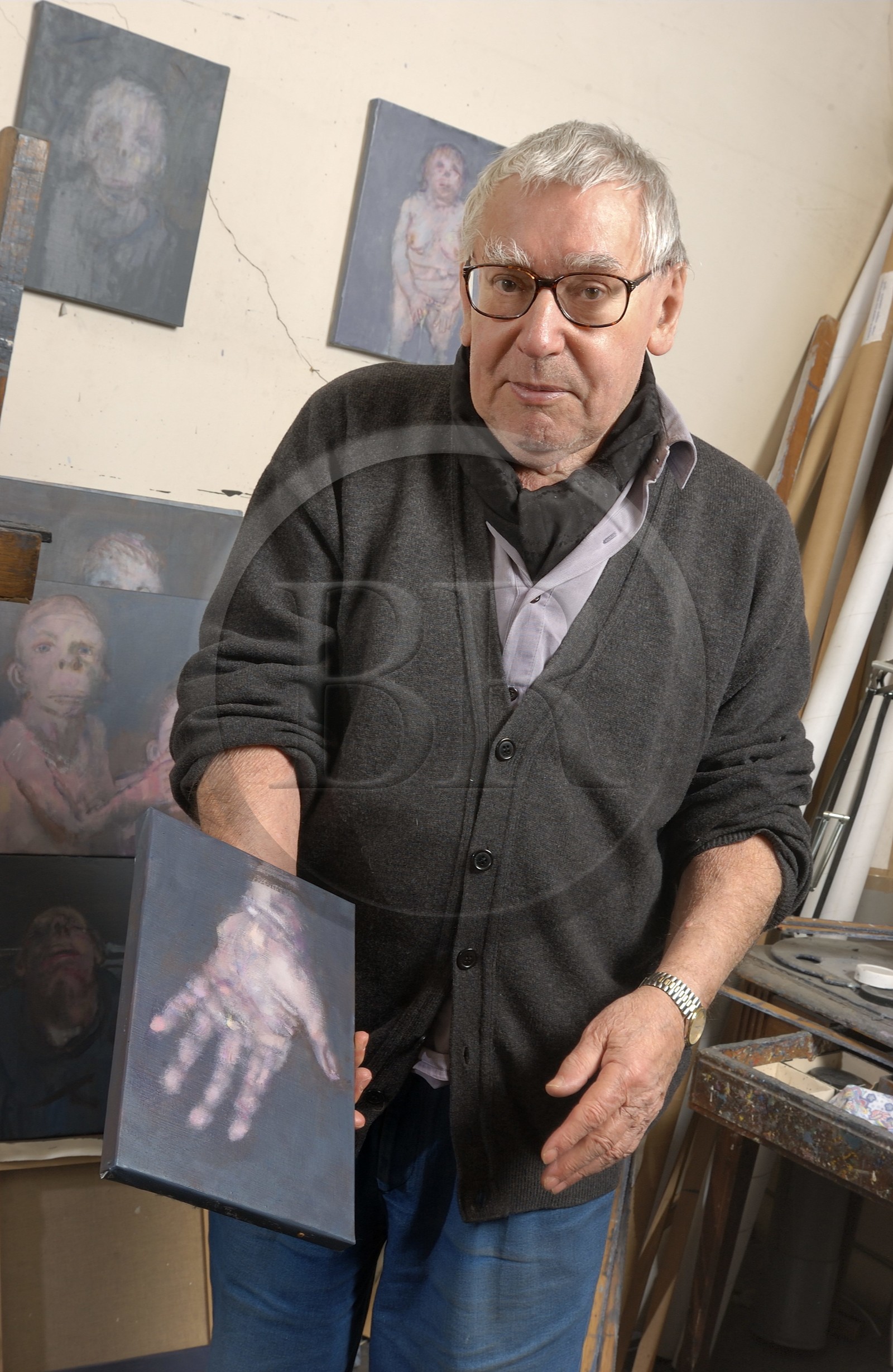 France, Seine-Saint-Denis, Bagnolet workshop, Jean Rustin