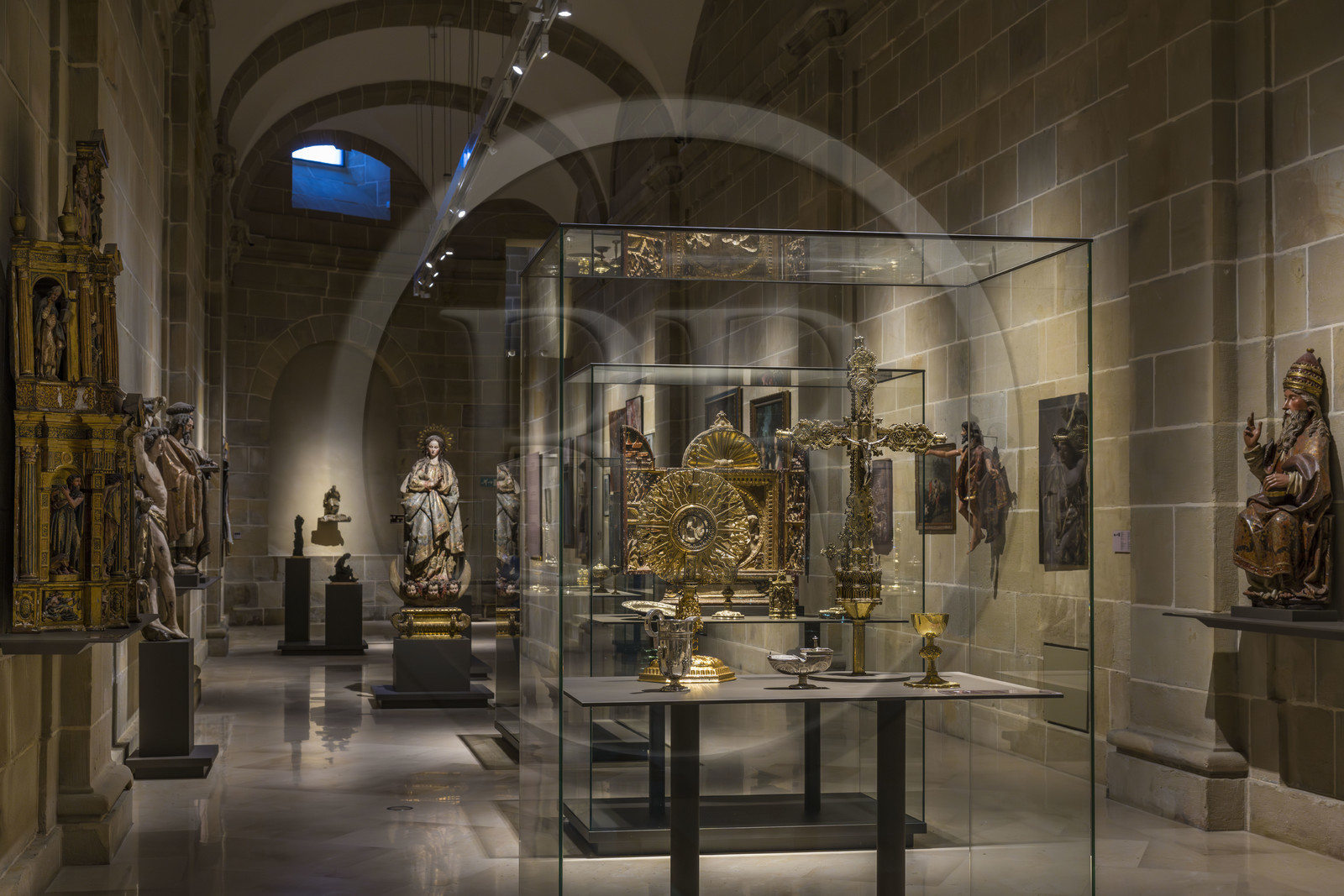 Espagne, province du Guipuscoa (Gipuzkoa), Saint-Sébastien (Donostia), Basilique Sainte-Marie du Chœur (Basilica de Nuestra Senora del Coro)