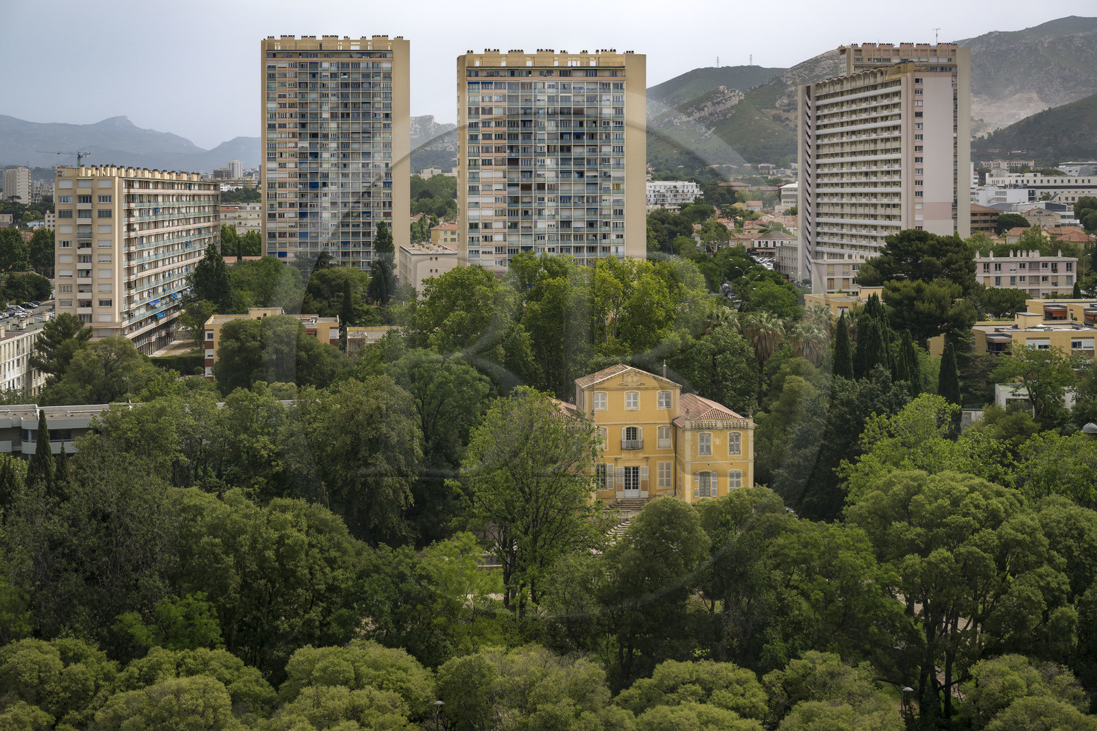 France, Bouches-du-Rhône (13), Marseille, la Magalone, Cité de la Musique et son jardin