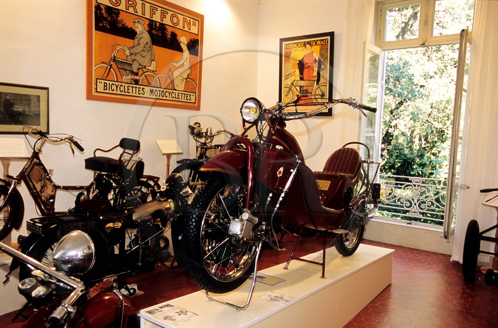France, Gard (30), Domazan, château de Bosc, musée du Vélo et de la Moto