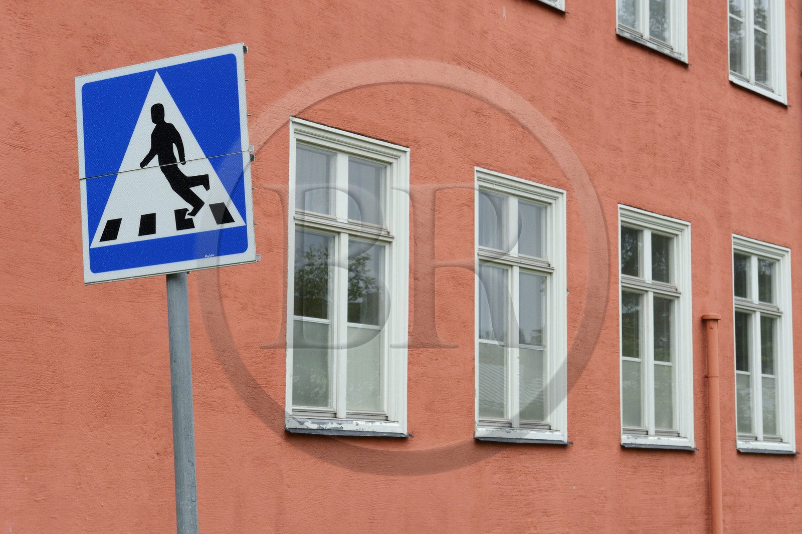 Sweden, Vasterbotten County, Umea, Umedalen sculpture parc, Traffic Sign (1990 –2006 ) from Mikael Richter