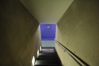 Irlande, Cork, University College Cork, la Glucksman Gallery (art contemporain) par les architectes O'Donnell & Tuomey