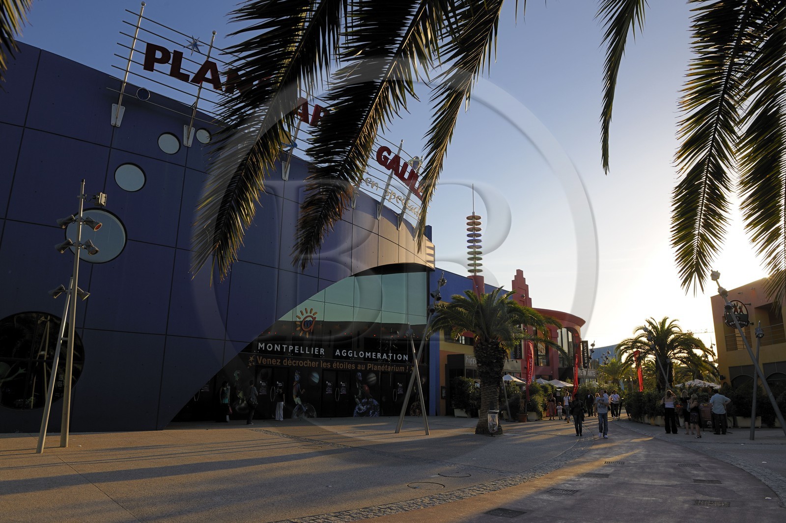 France, Hérault (34), Montpellier, Centre Commercial Odysseum, planetarium Galilée