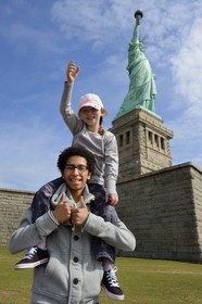 Etats-Unis, New York, Liberty Island, statue de la Liberté, classée Patrinoine Mondial de l'UNESCO