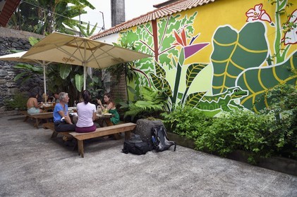 Portugal, Madeira Island, Porto da Cruz, Jaca Hostel