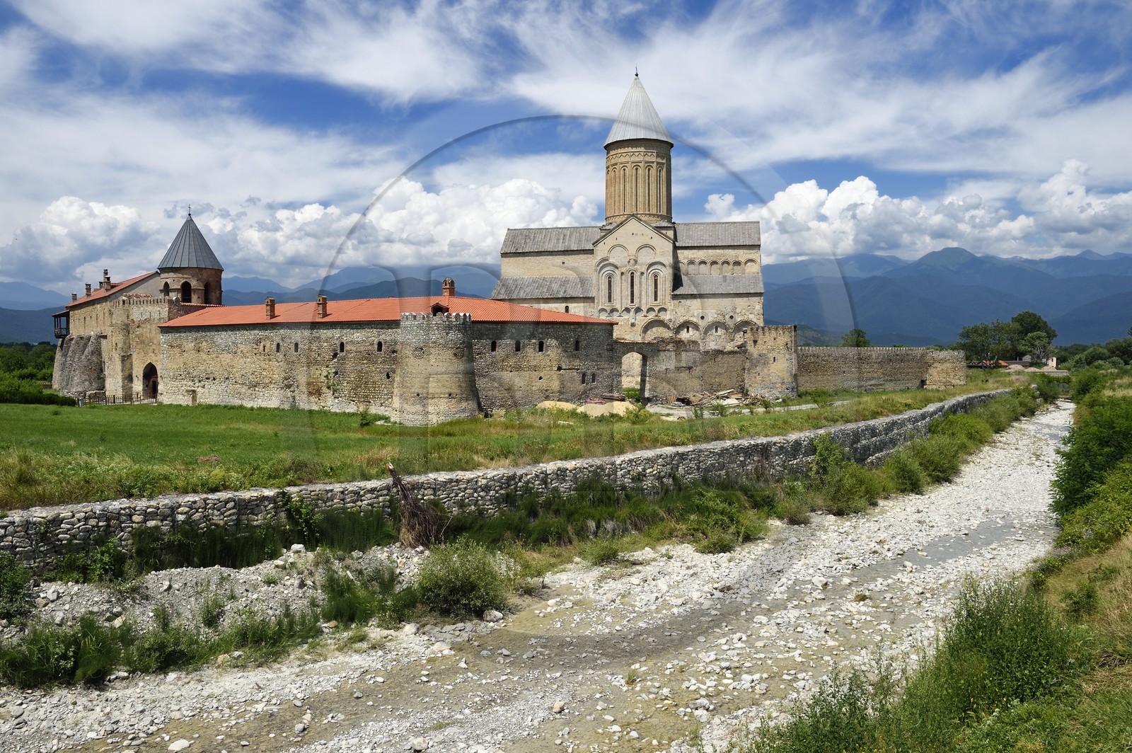 Géorgie, Kakheti, region de Telavi, monastère orthodoxe Alaverdi