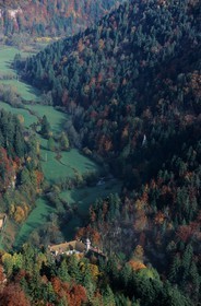 France, Doubs (25), cirque de Consolation et Notre-Dame-de-Consolation