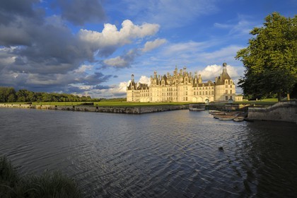 France, Loir et Cher (41), Vallée de la Loire classée Patrimoine Mondial de l' UNESCO, château de Chambord