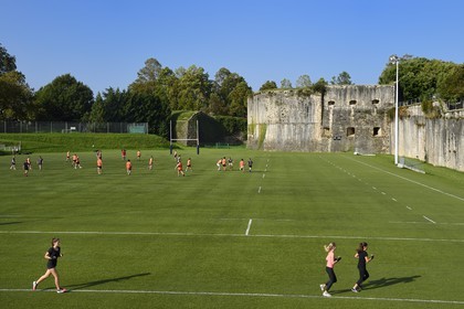 France, Pyrénées-Atlantiques (64), Pays-Basque, Bayonne, entrainement de rugby au stade des remparts