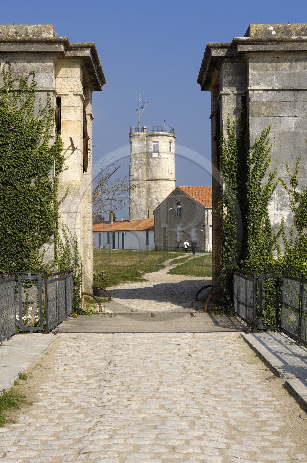 France, Charente-Maritime (17), Ile d'Aix, le bourg