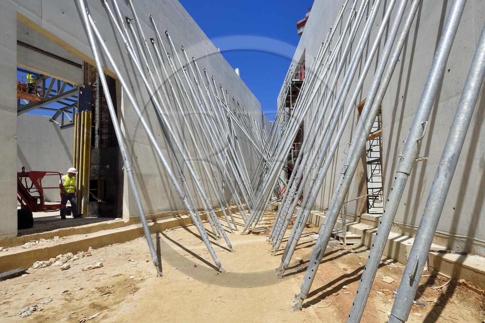 France, Dordogne, Montignac, Montignac-Lascaux Parietal Art international Centre (Lascaux 4) building site