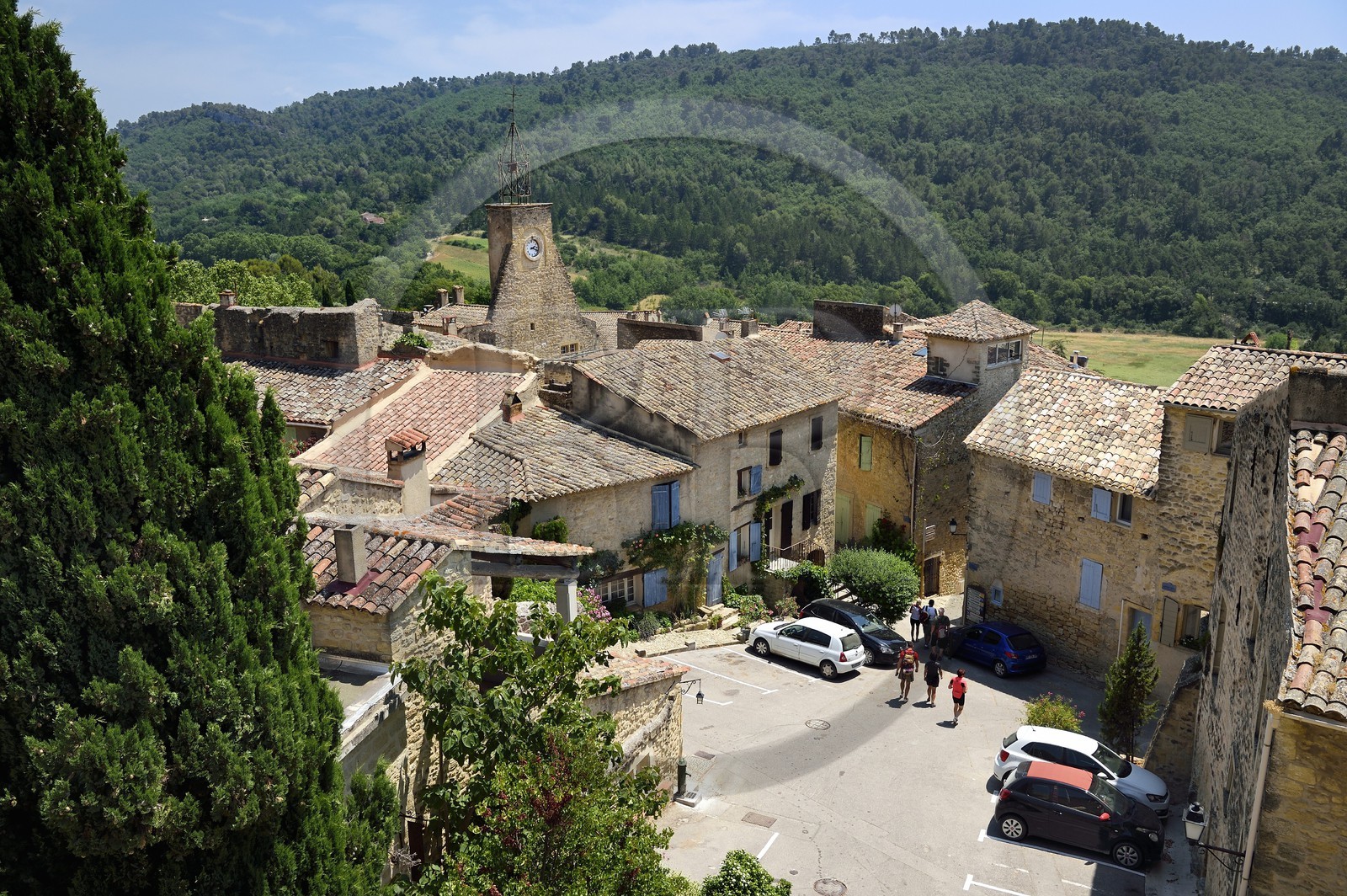 France, Vaucluse (84), Parc Naturel Regional du Luberon, Ansouis, labellisé Les Plus Beaux Villages de France