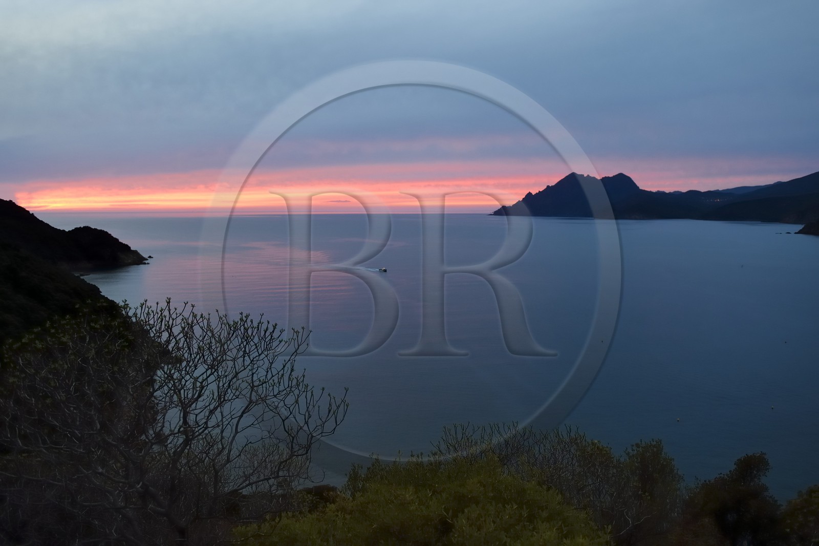 France, Corse-du-Sud (2A), Golfe de Porto, classé Patrimoine Mondial de l'UNESCO