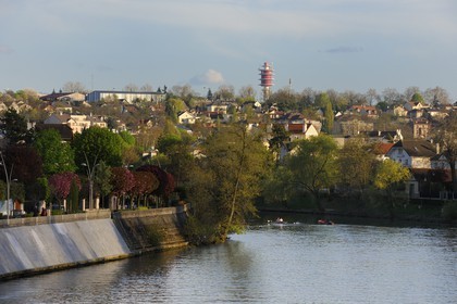 France, Val de Marne, the Marne riverside, Bry-sur-Marne, the banks of the Marne River