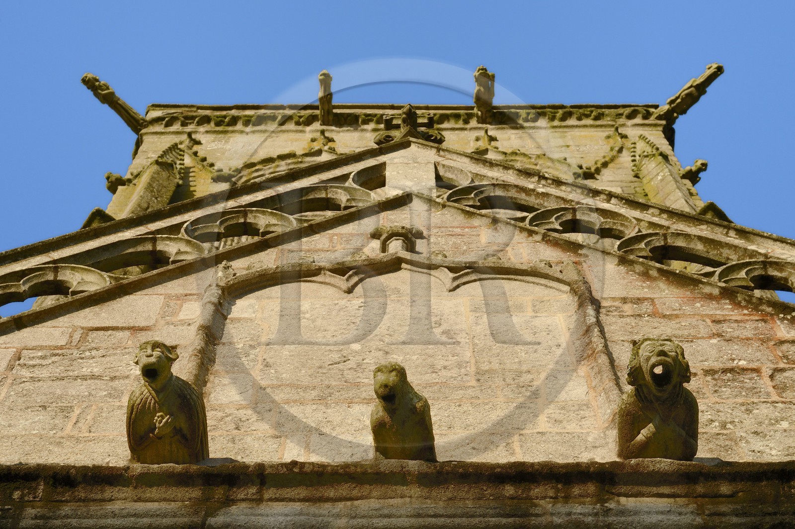 France, Finistère (29), Locronan, labellisé Les Plus Beaux Villages de France, église Saint-Ronan