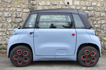 France, Charente, Pranzac, Citroën AMI the electric car without a license