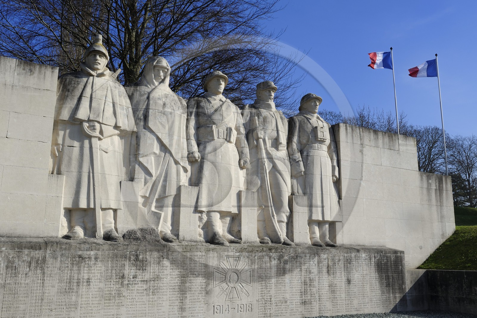 France, Meuse, Verdun, Place de la Nation, War Memorial To the children of Verdun who died for France, symbolizing the motto You can not pass