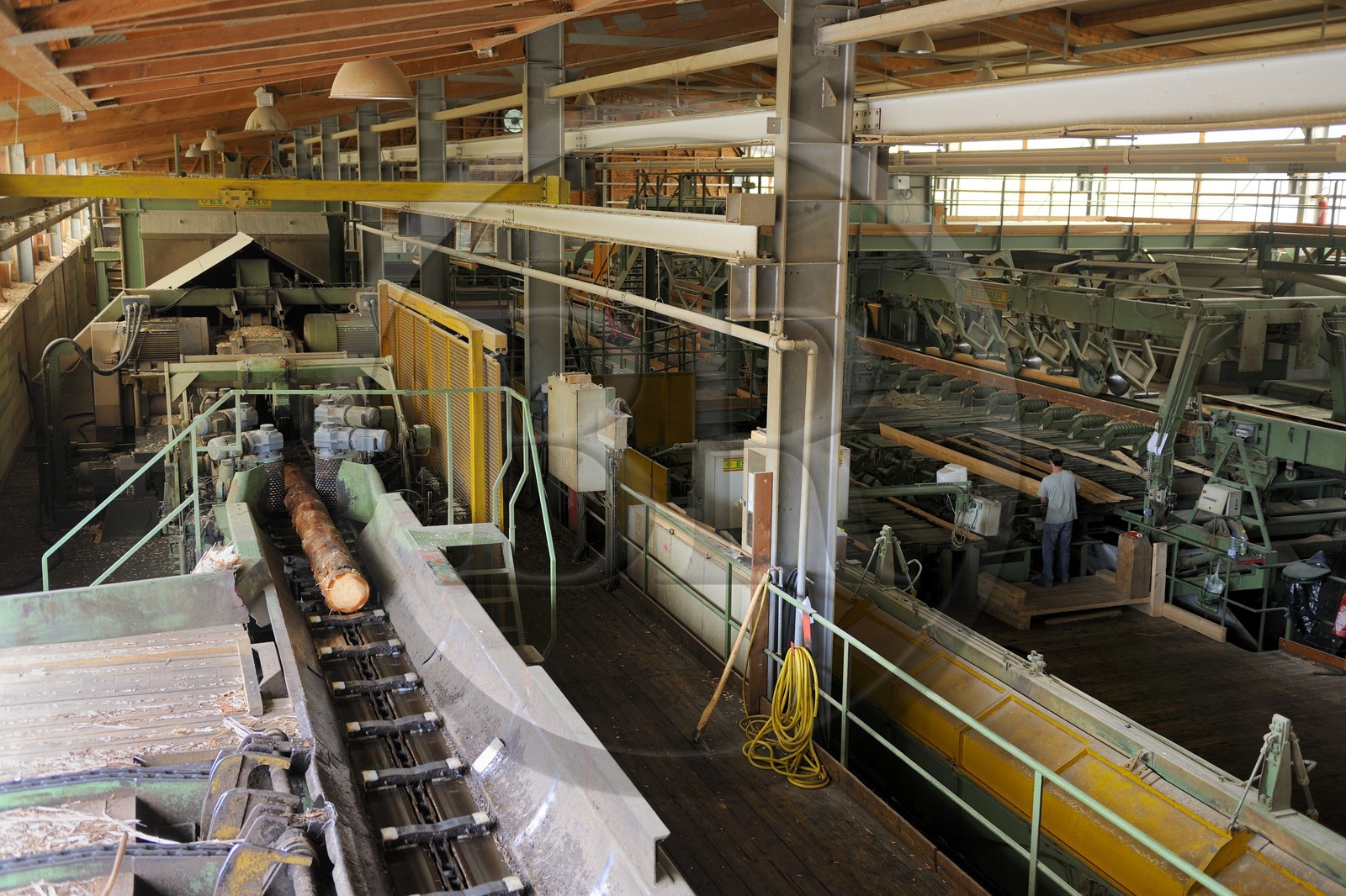 France, Moselle (57), scierie Abreschviller Sciages