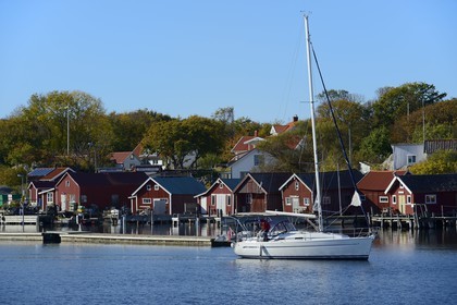 Sweden, Västra Götaland, Koster Islands, the Koster sound at Vastra bryggan on Nordkoster island