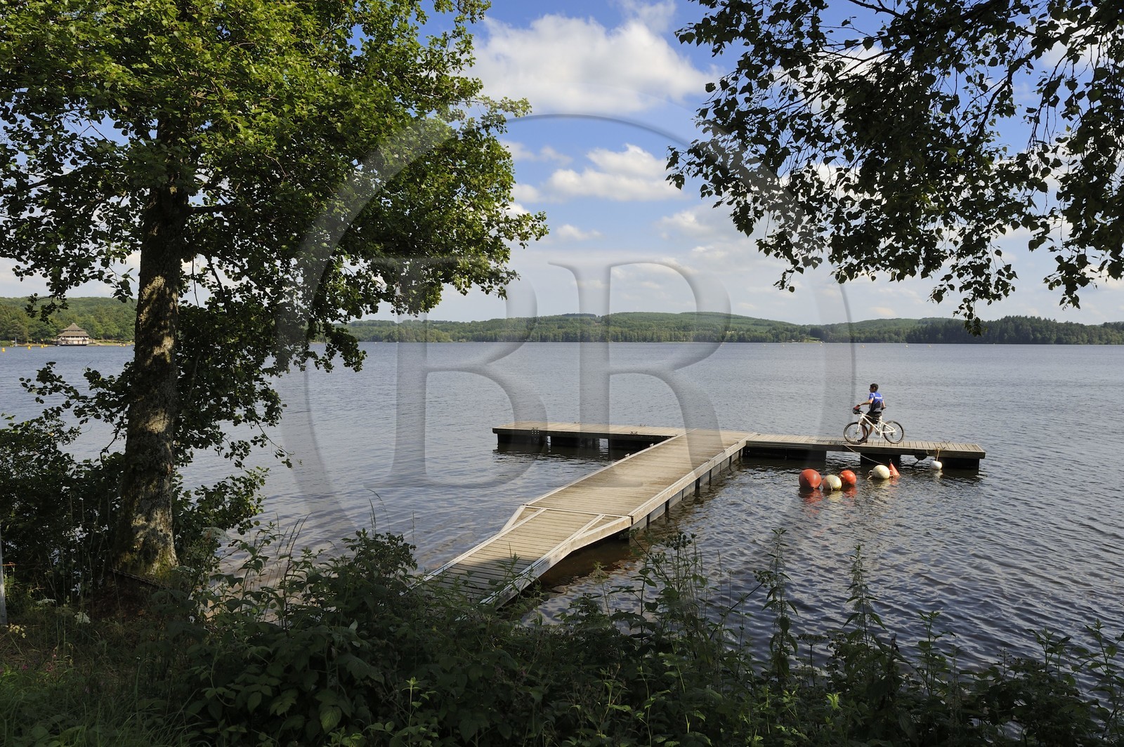 France, Nièvre (58), lac des Settons