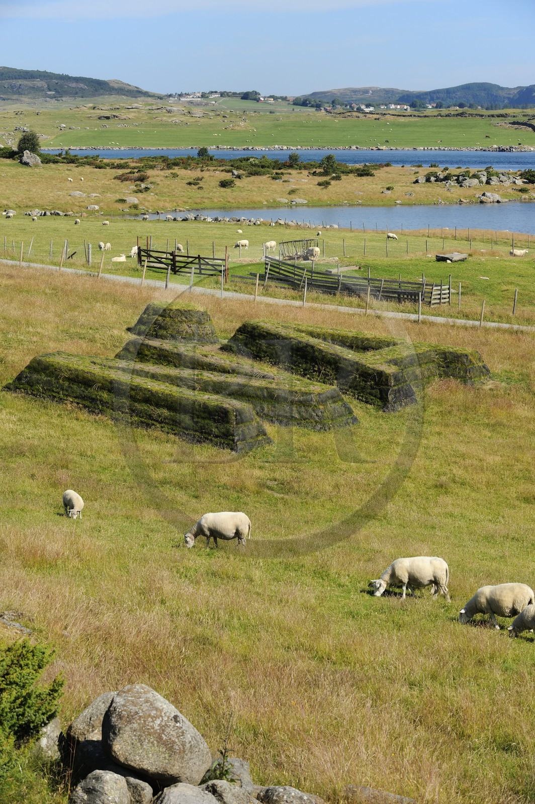 Norway, Rogaland County, surroundings of Stavanger, Land Art on Bru Island (Stavanger 2008), Now (NA) by Barbro Raen Thomassen
