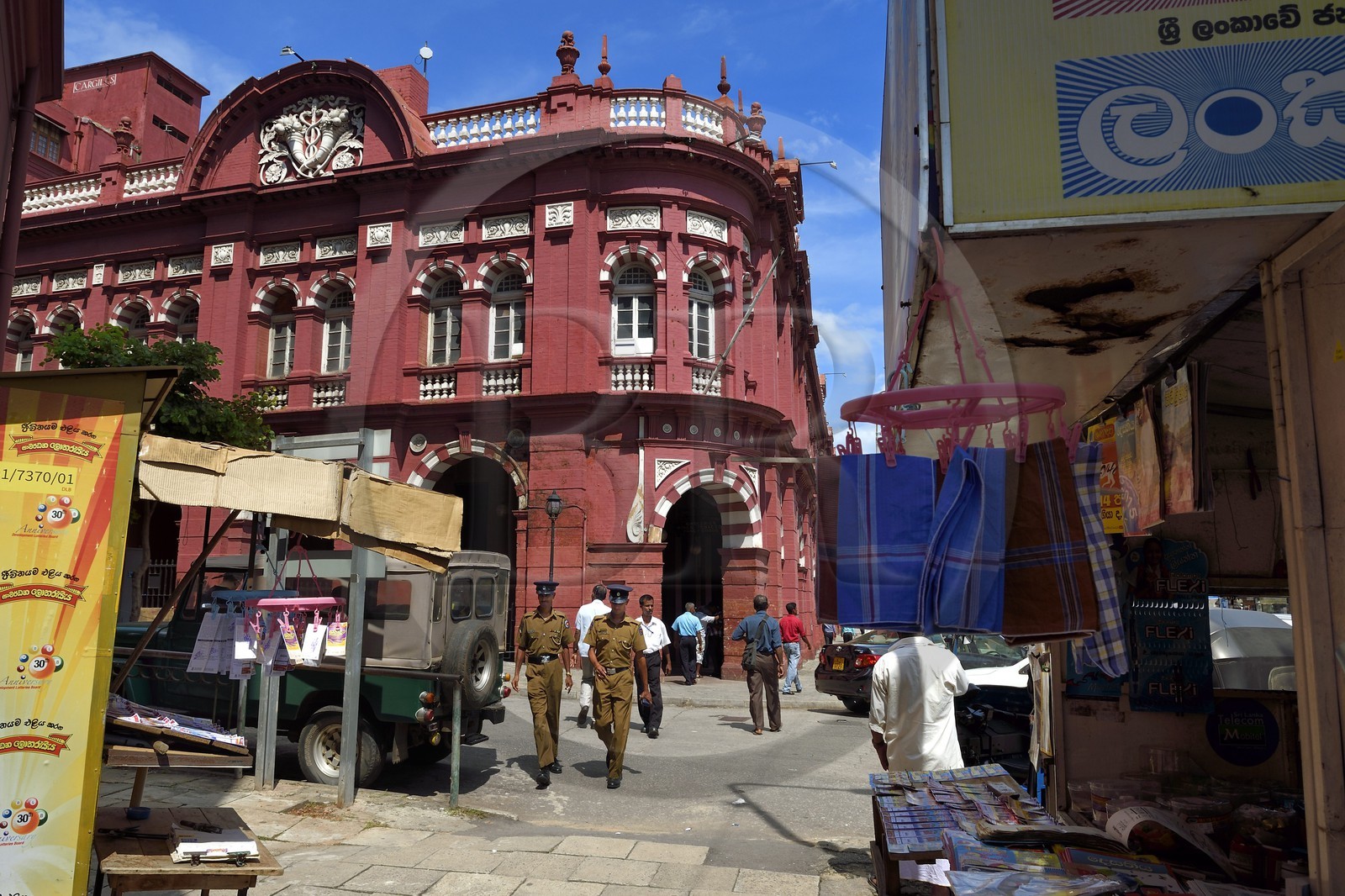 Sri Lanka, province de l'ouest, district de Colombo, Colombo, quartier du Fort, bâtiment historique des grands magasins Cargill & Millers datant de l'époque coloniale