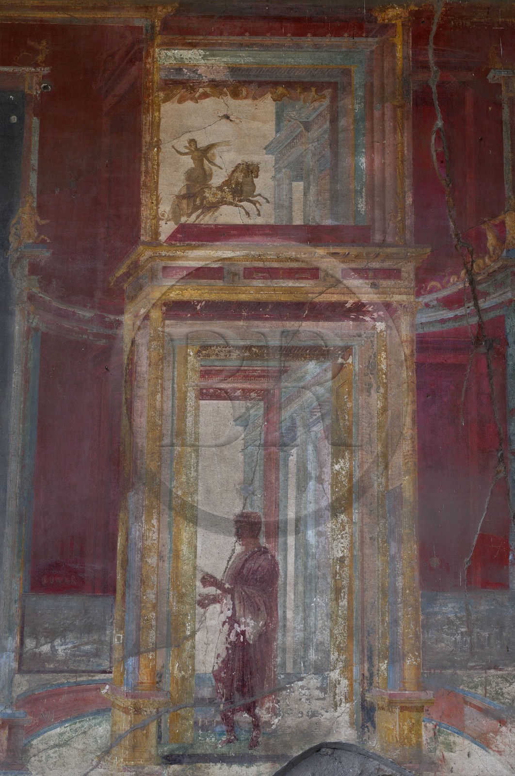 Italy, Campania, Pompei, archeological site listed as World Heritage by UNESCO, fresco