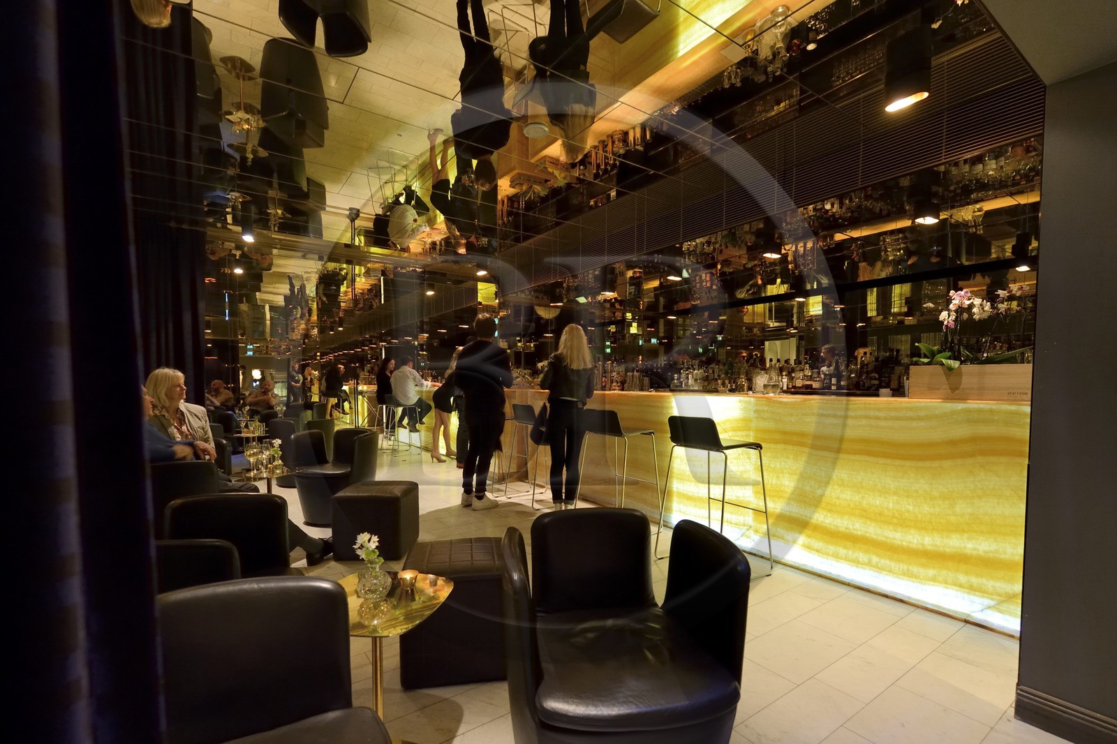 Suède, Stockholm, hotel Nobis, le bar