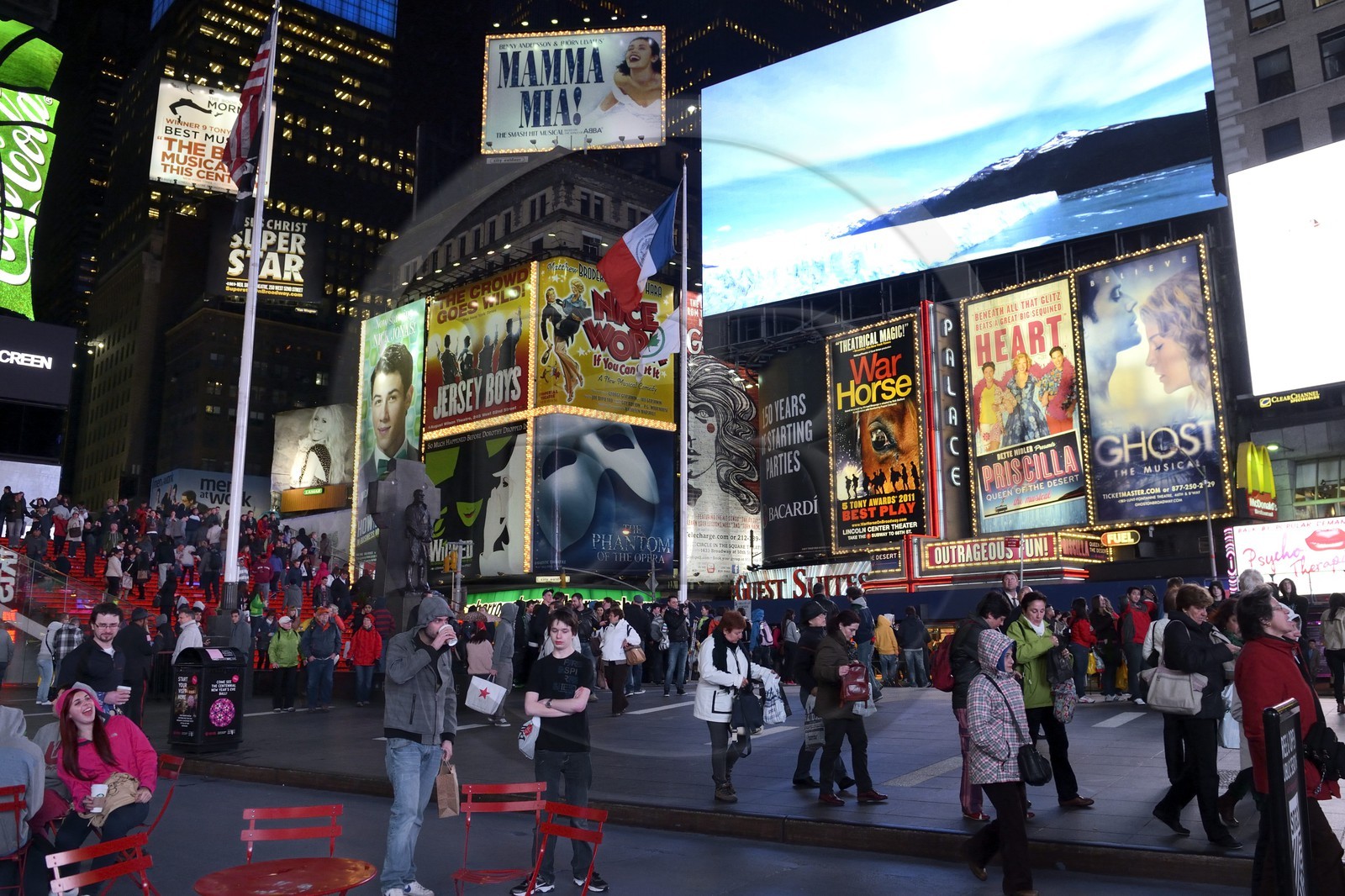 Etats-Unis, New York, Manhattan, Midtown, Times Square