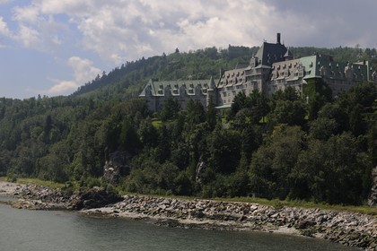 Canada, province de Québec, région du Manicouagan, Pointe-au-Pic, l'hotel de luxe le manoir Richelieu